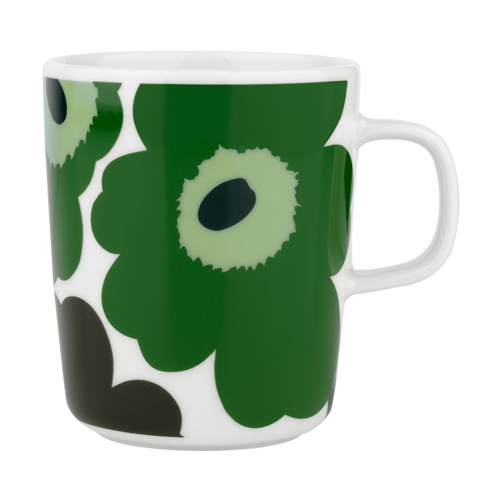 Unikko κούπα 25 cl - White-green-d. green - Marimekko