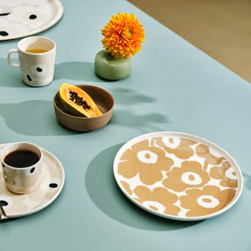 Unikko πιάτο μπεζ-λευκό - Ø 25 cm - Marimekko