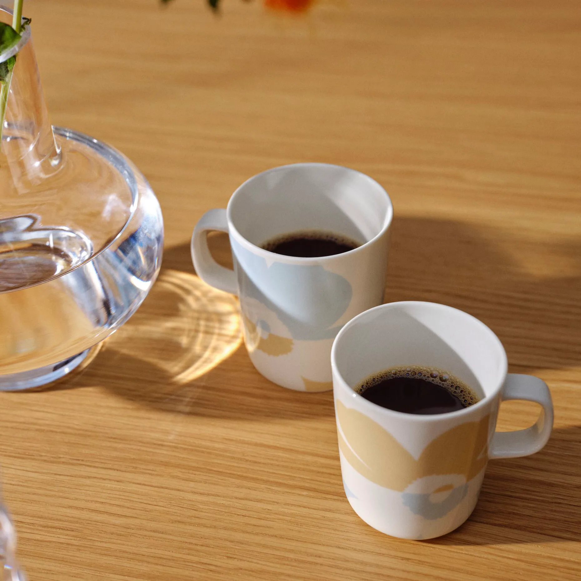 Unikko κούπα 2.5 dl 2 πακέτα, Λευκό-μπεζ-πράσινο/μπλε Marimekko