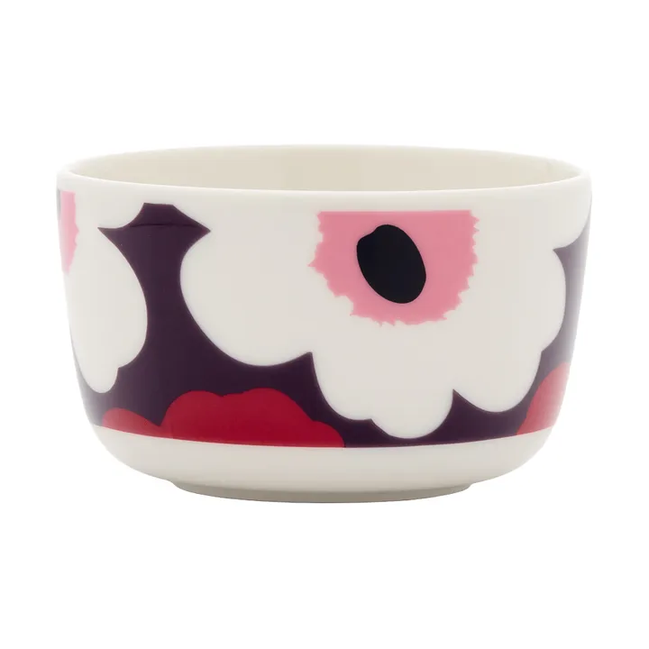 Unikko μπολ 2,5 dl - White-plum-cranberry-pink - Marimekko