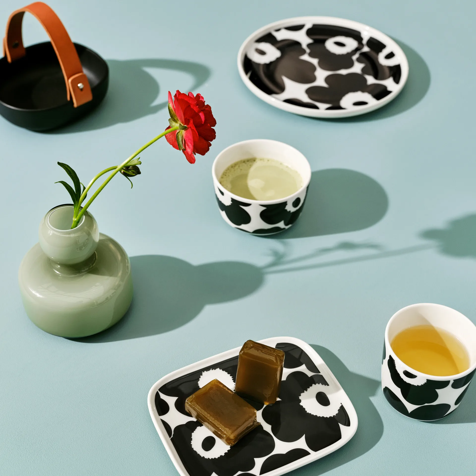 Unikko μπολ 2,5 dl, μαύρο και λευκό Marimekko