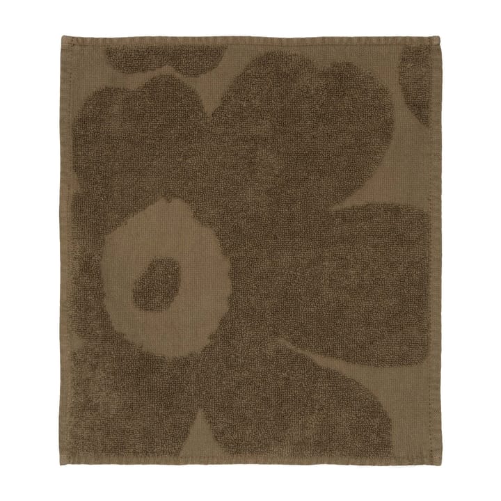 Unikko πετσέτα μίνι 30x30 cm - σκούρα άμμος - Marimekko
