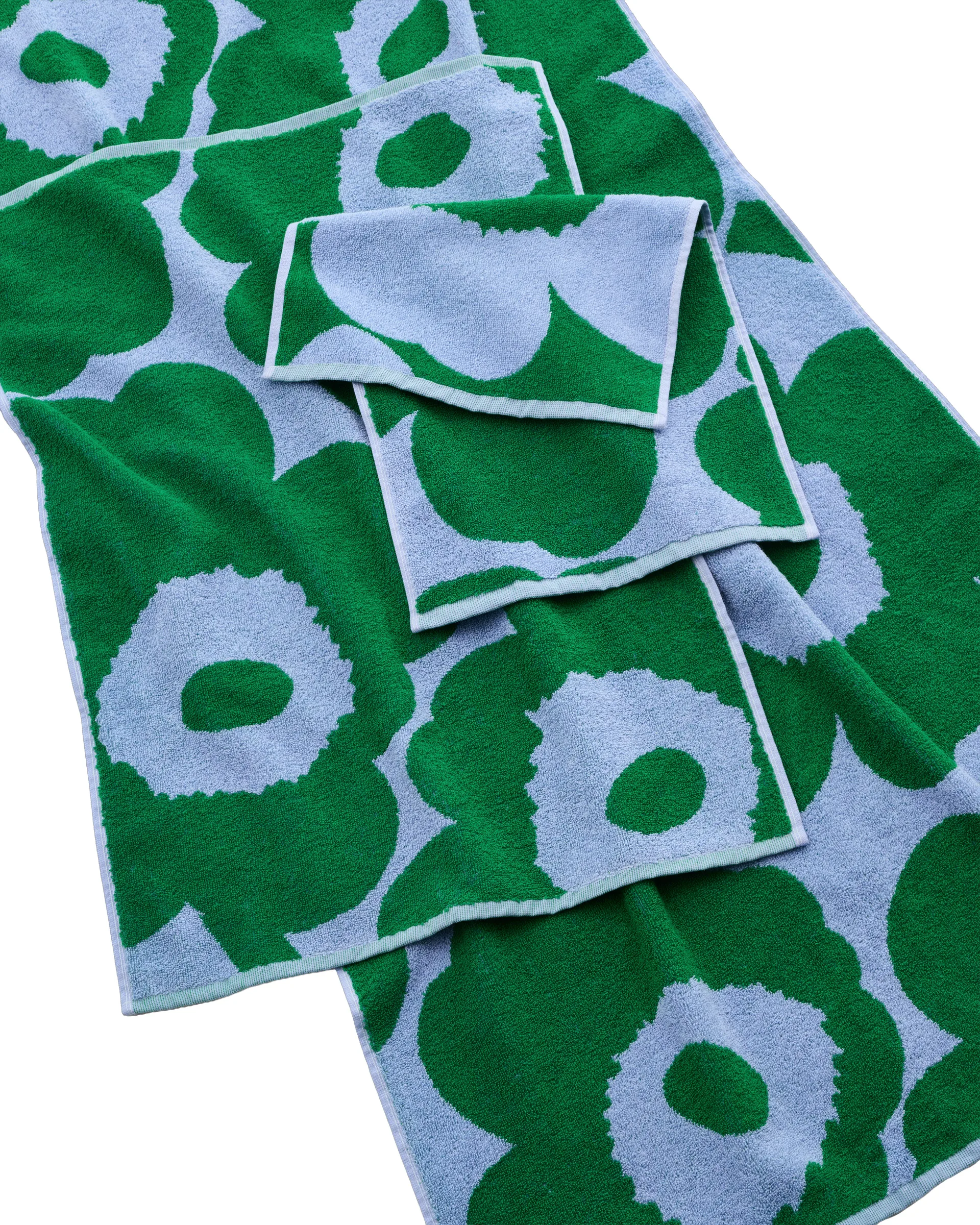 Unikko πετσέτα επισκέπτη 30x50 cm, Light blue-green Marimekko