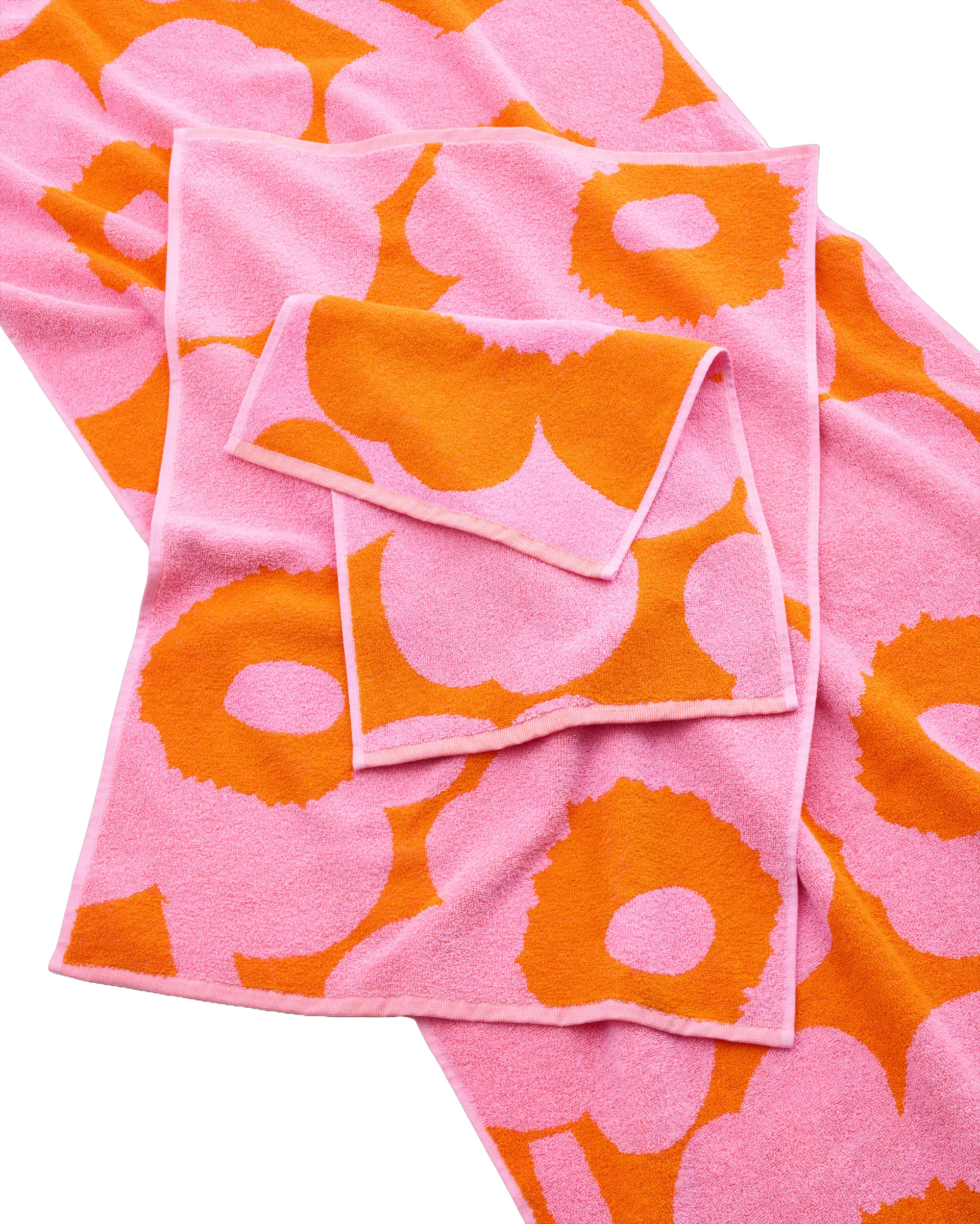 Unikko πετσέτα επισκέπτη 30x50 cm, Orange-pink Marimekko