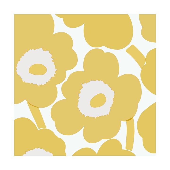Χαρτοπετσέτες Unikko 33x33 cm 20-pack - Gold - Marimekko