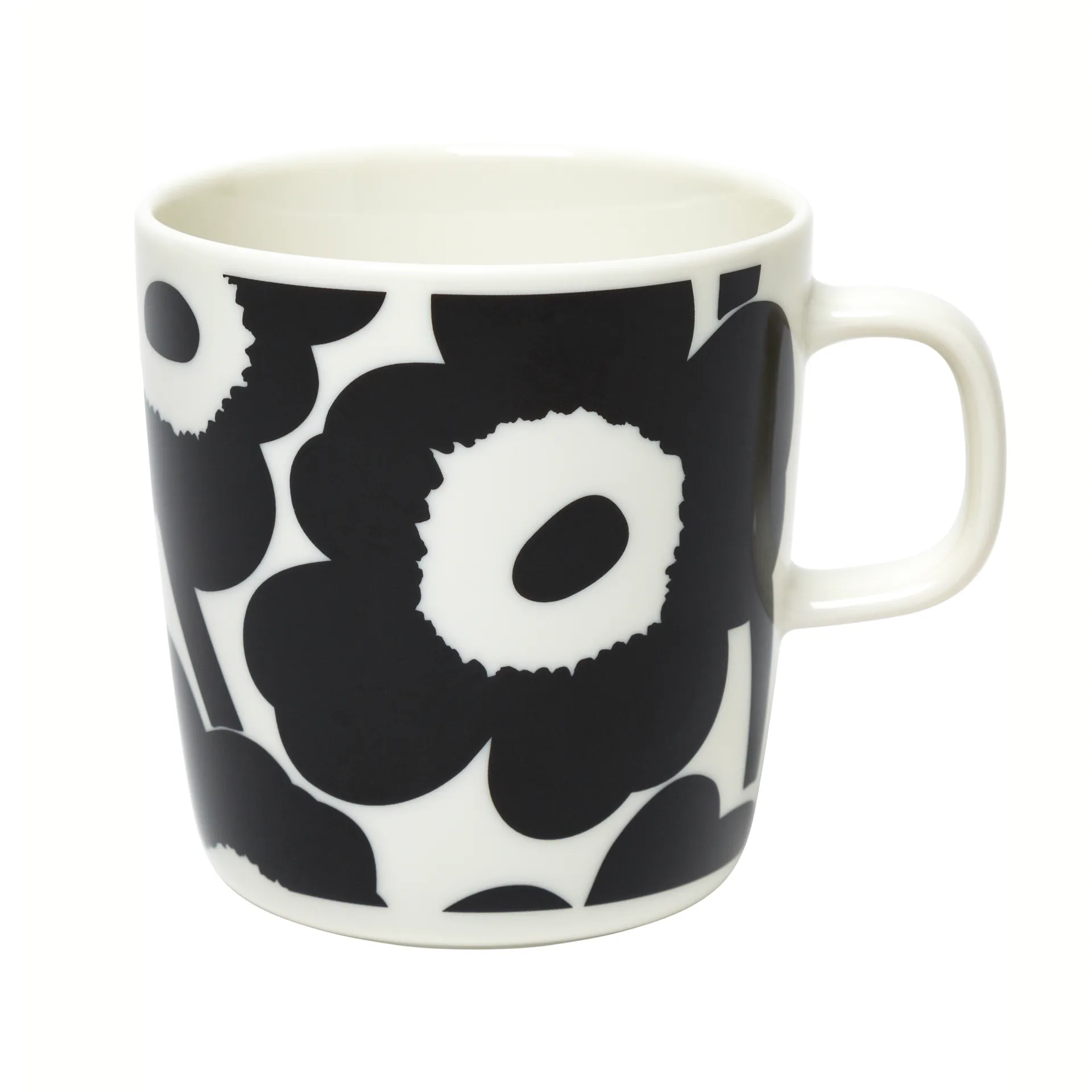 Unikko κούπα 40 cl, λευκό-μαύρο Marimekko