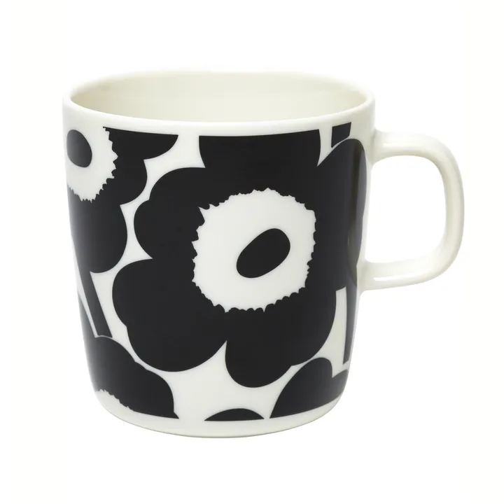 Unikko κούπα 40 cl - λευκό-μαύρο - Marimekko