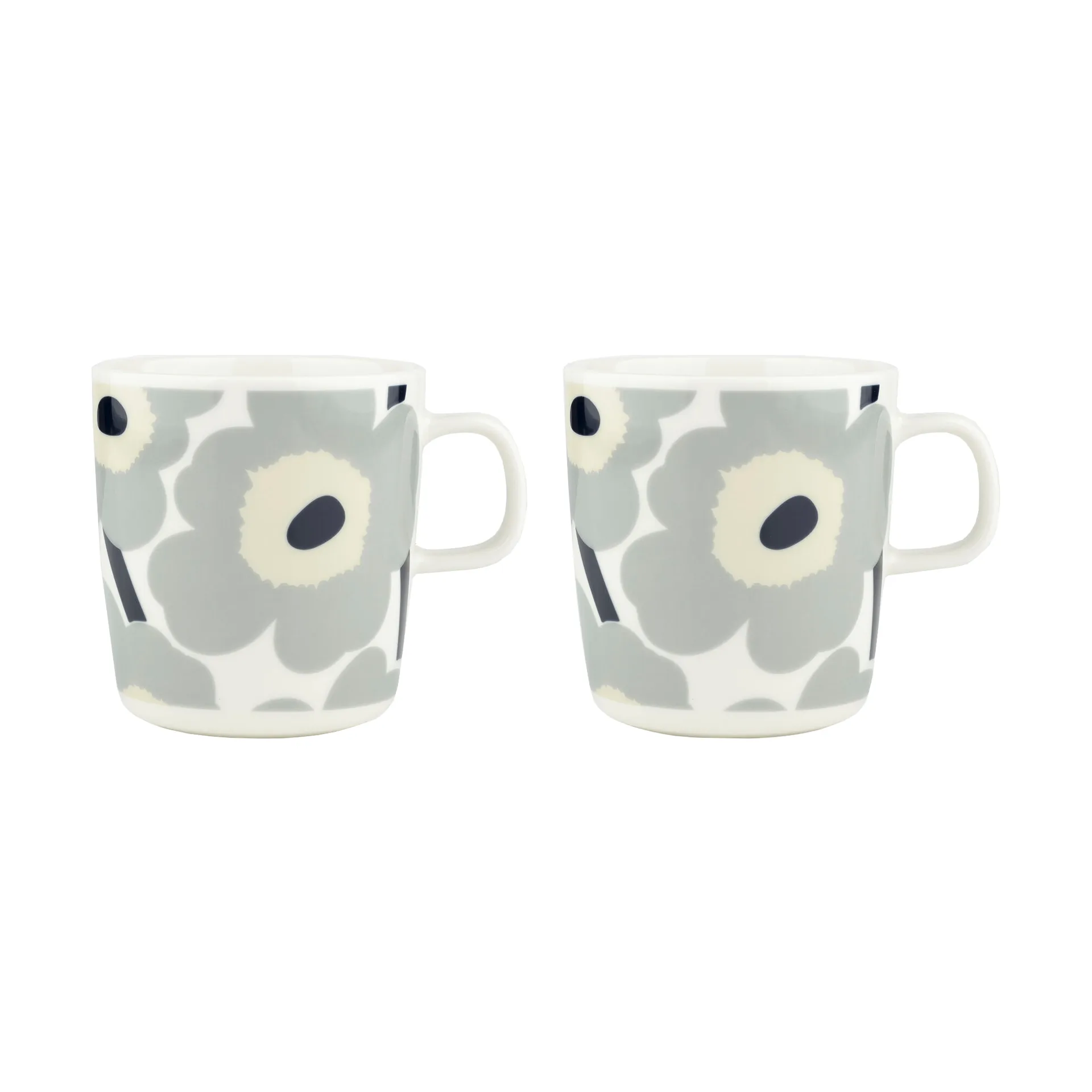 Unikko φλιτζάνι 40 cl 2-pack, White-light grey-sand-dark blue Marimekko