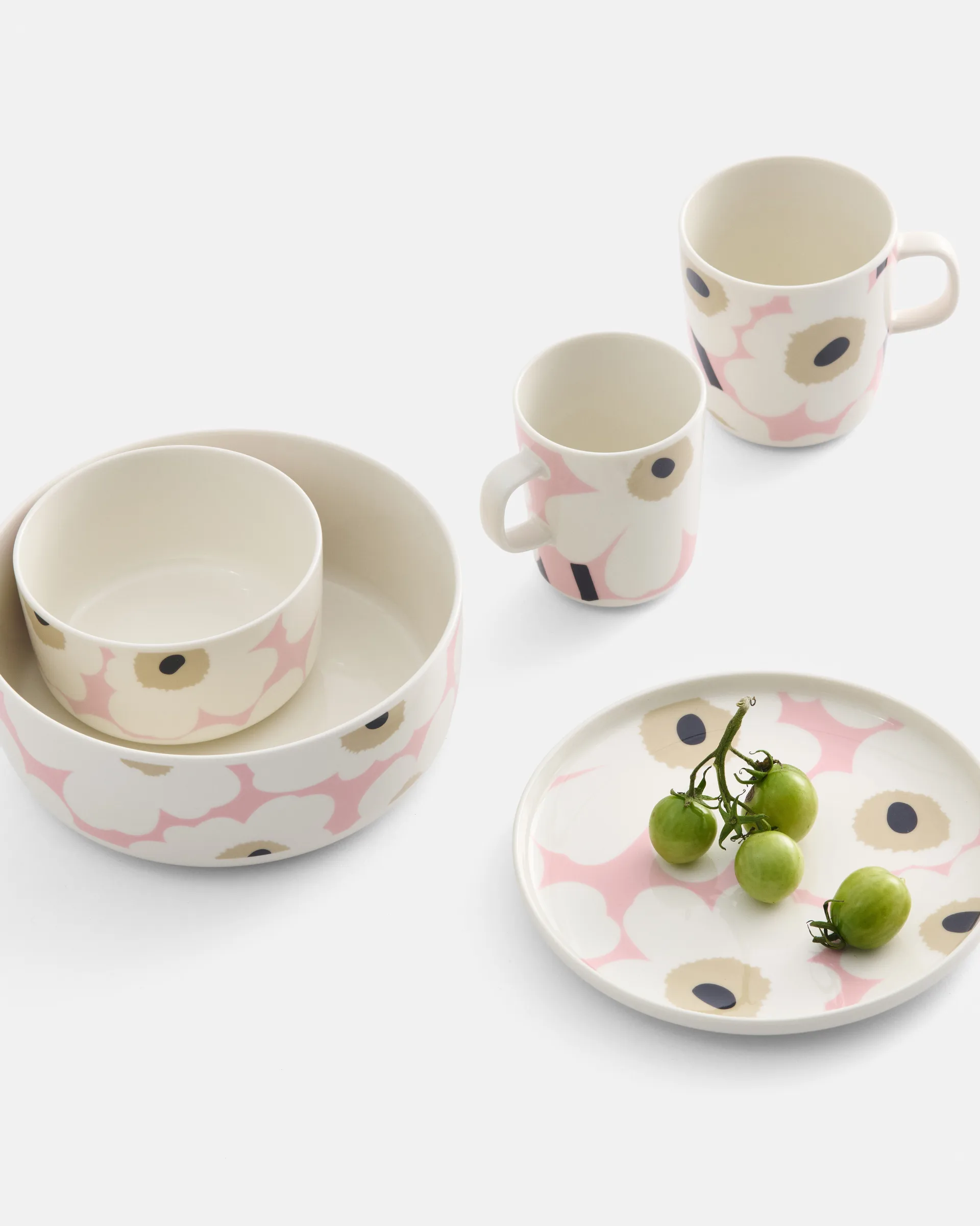 Κούπα Unikko 40 εκ., Off white-pink-sand-charcoal Marimekko