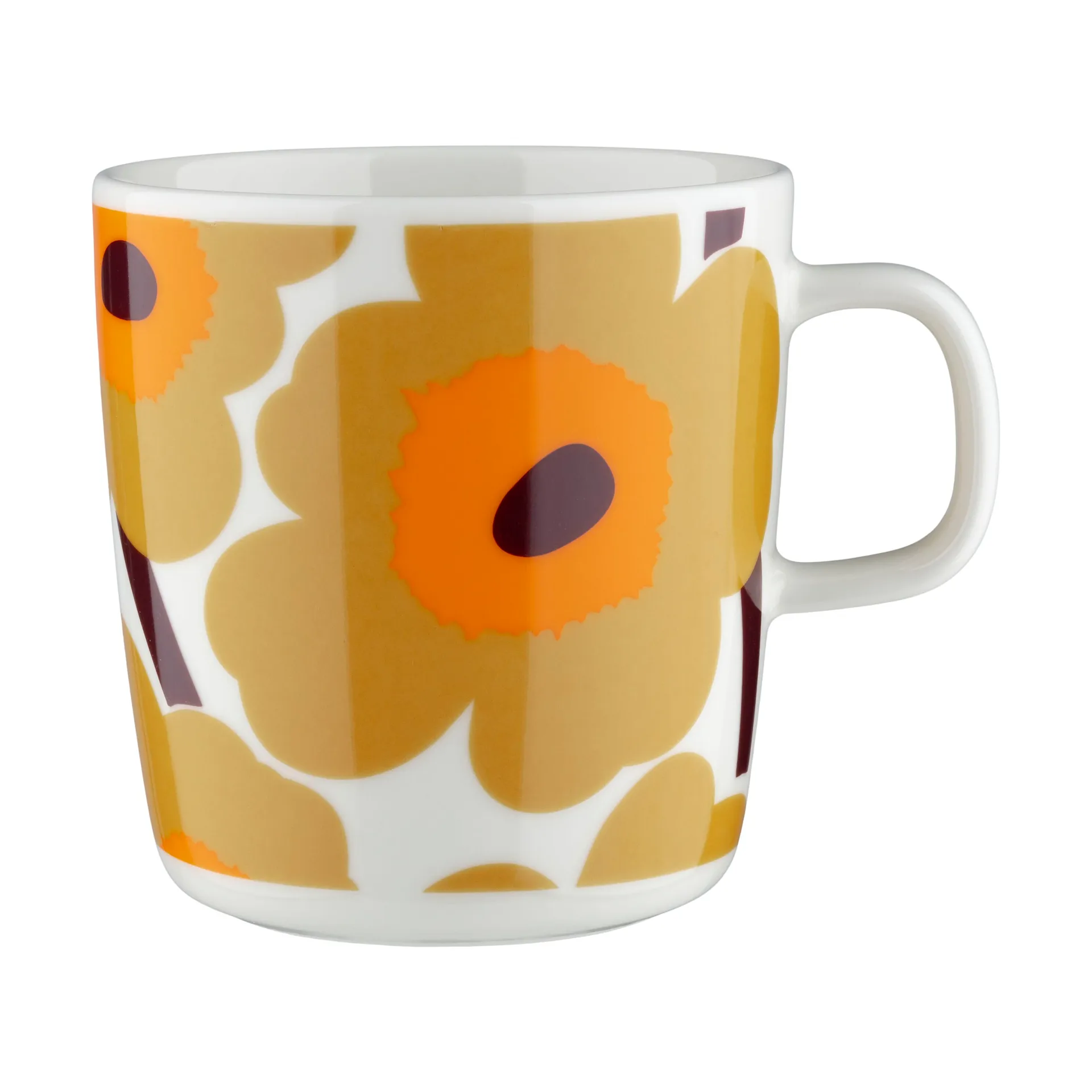 Κούπα Unikko 40 εκ., White-caramel-warm orange Marimekko
