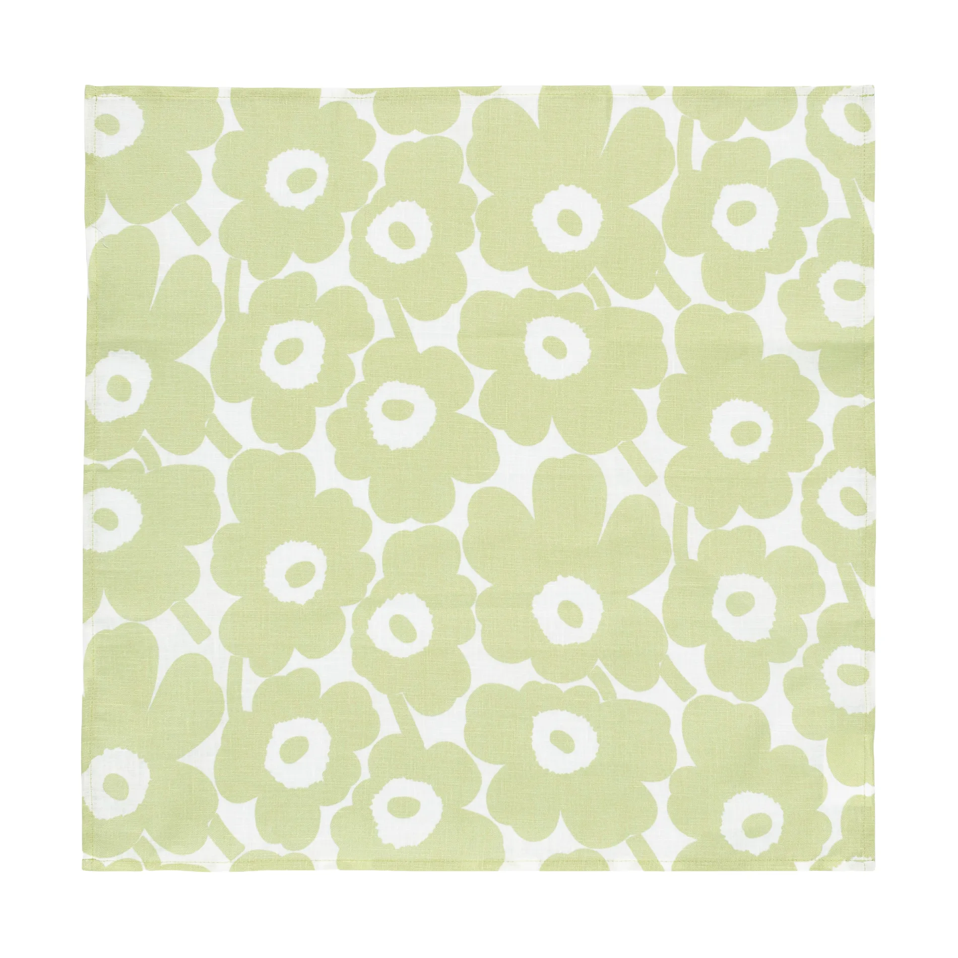 Μίνι unikko υφασμάτινη πετσέτα 43x43 εκ., Pear-white Marimekko