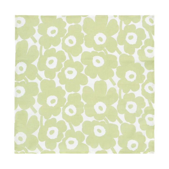 Μίνι unikko υφασμάτινη πετσέτα 43x43 εκ. - Pear-white - Marimekko