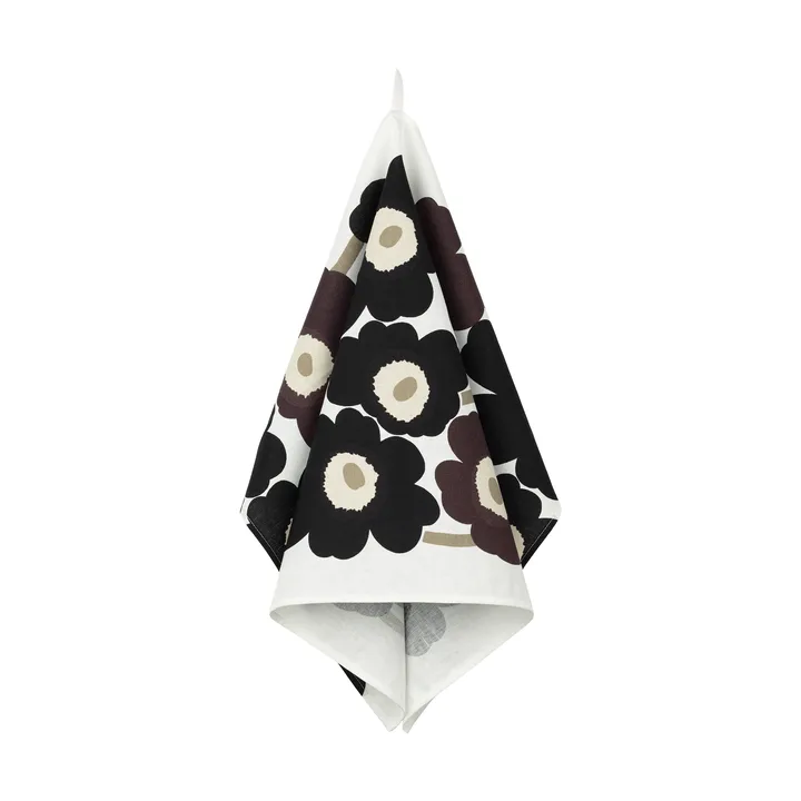 Unikko πετσέτα κουζίνας 47x70 cm - White-dark grey-beige - Marimekko