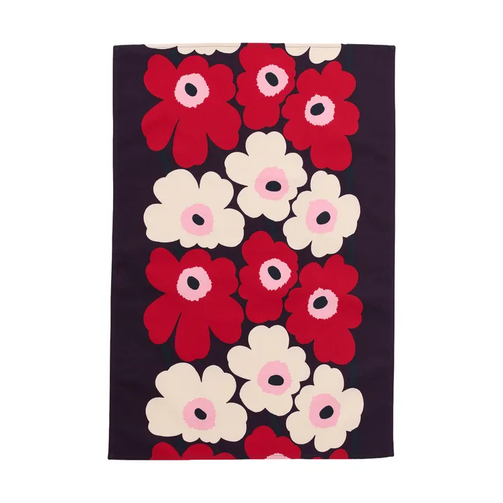 Unikko πετσέτα κουζίνας 47x70 εκ. - Plum-cranberry-Off white-rose - Marimekko