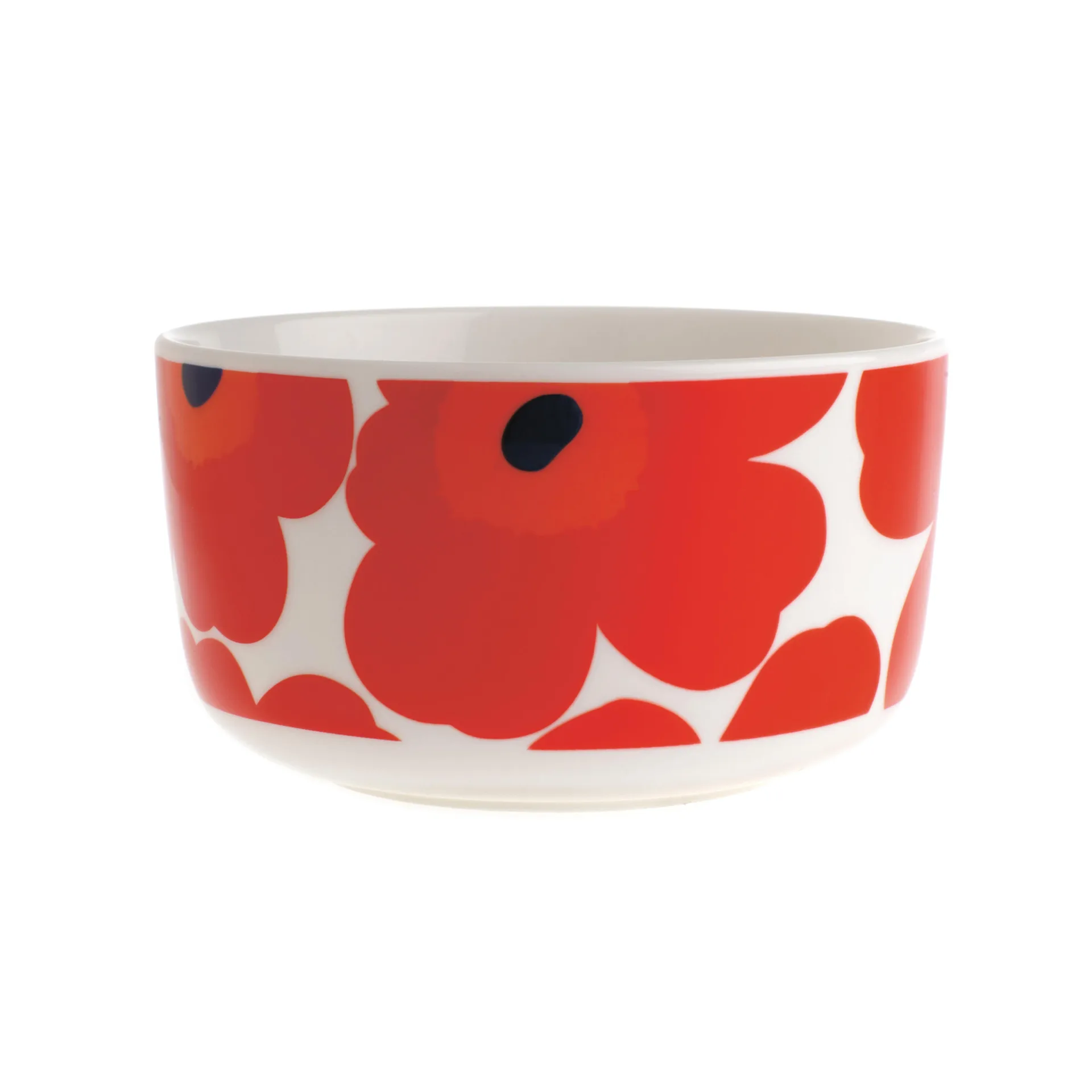 Unikko μπολ 5 dl, λευκό-κόκκινο Marimekko