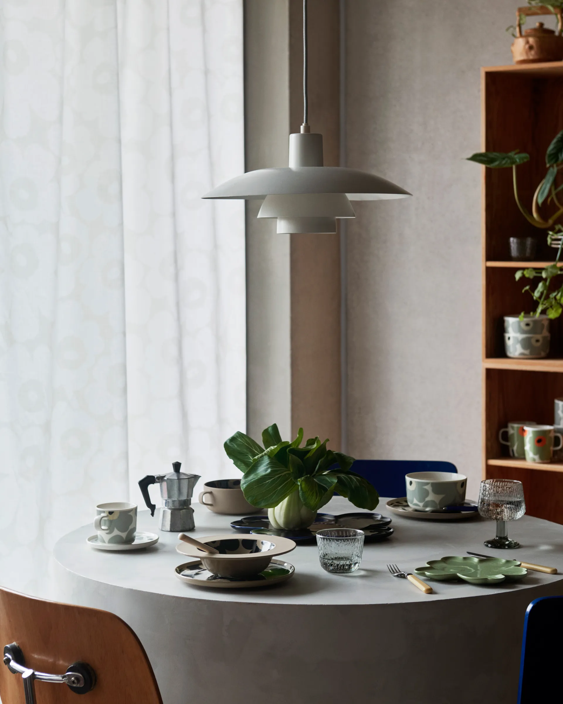 Unikko μπολ 5 dl, White-light grey-sand-dark blue Marimekko