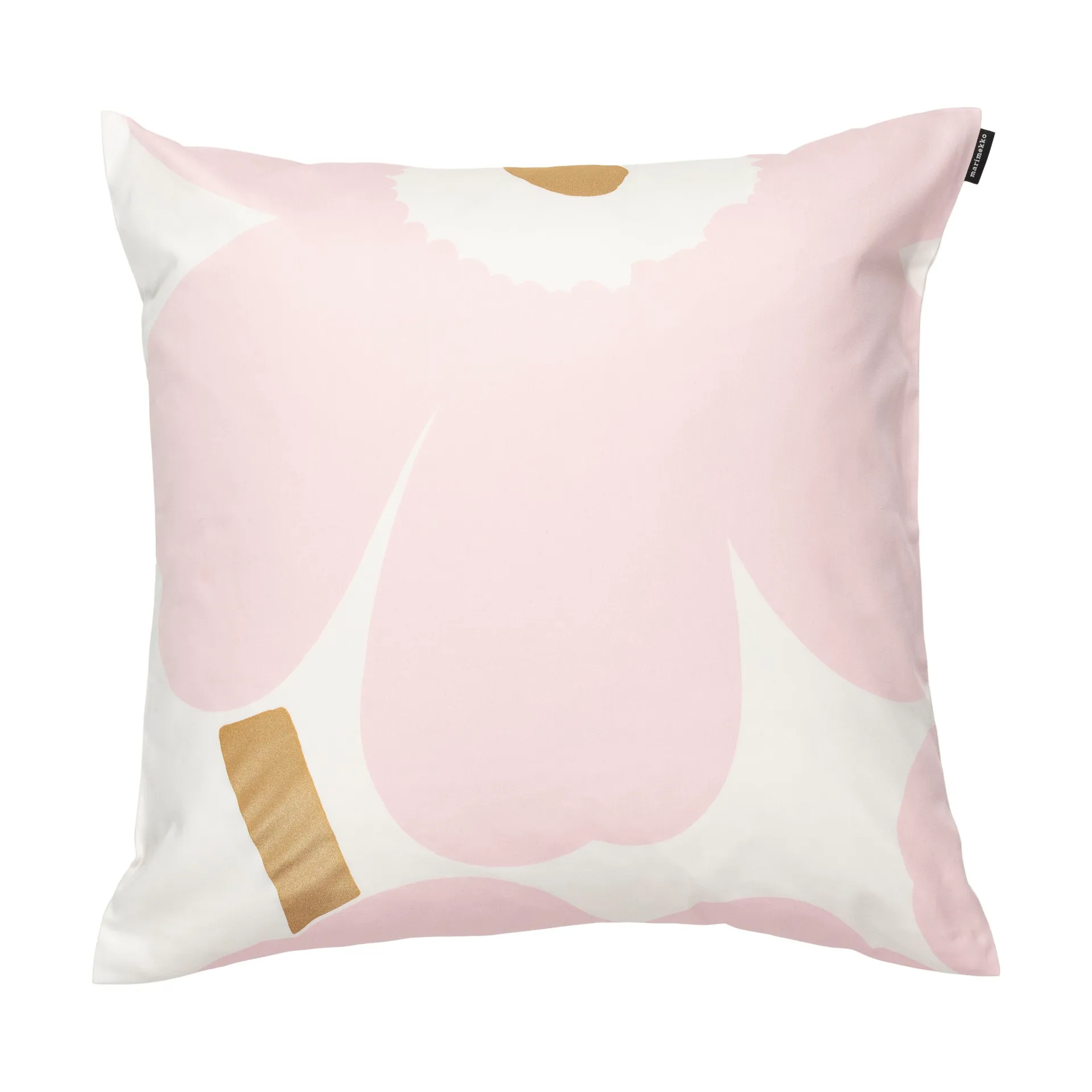 Unikko μαξιλαροθήκη 50x50 cm 2 κομμάτια, White-Light pink-apricot Marimekko