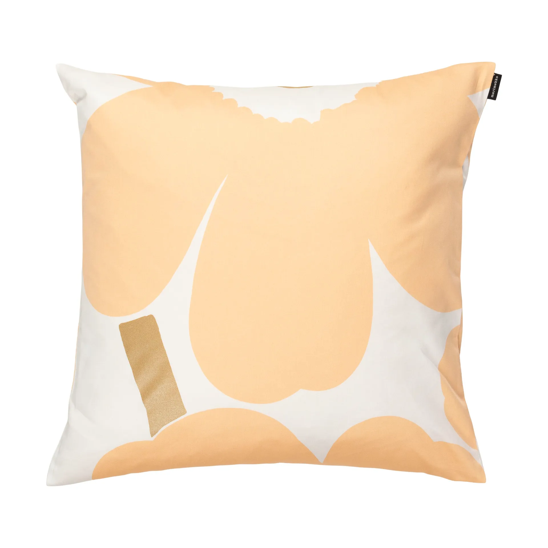 Unikko μαξιλαροθήκη 50x50 cm 2 κομμάτια, White-Light pink-apricot Marimekko