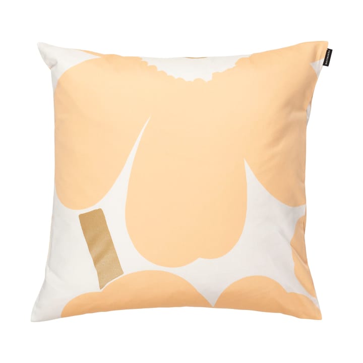 Unikko μαξιλαροθήκη 50x50 cm 2 κομμάτια, White-Light pink-apricot Marimekko