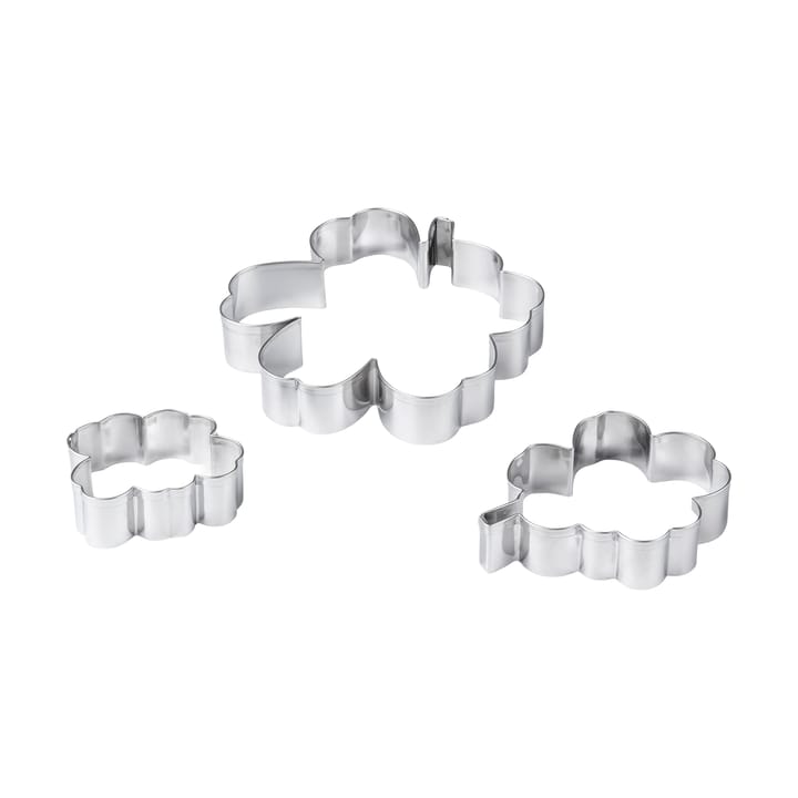 Unikko μαξιλαροθήκη 50x50 εκ. - Stainless steel - Marimekko