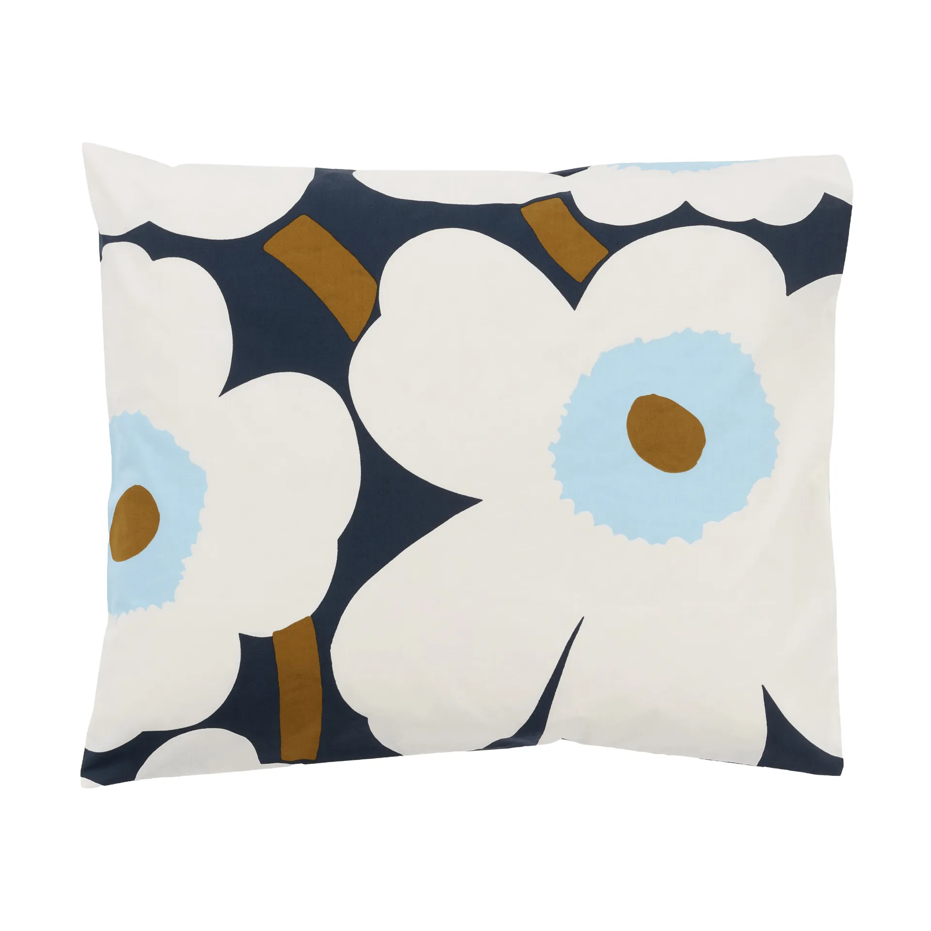 Unikko μαξιλαροθήκη 50x60 εκ., Blueberry-off white-cold blue Marimekko