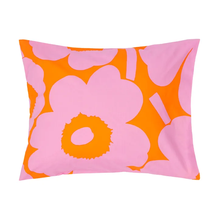 Unikko μαξιλαροθήκη 50x60 εκ. - Orange-pink - Marimekko