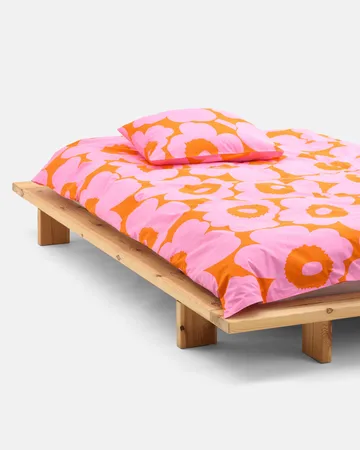 Unikko μαξιλαροθήκη 50x60 εκ. - Orange-pink - Marimekko
