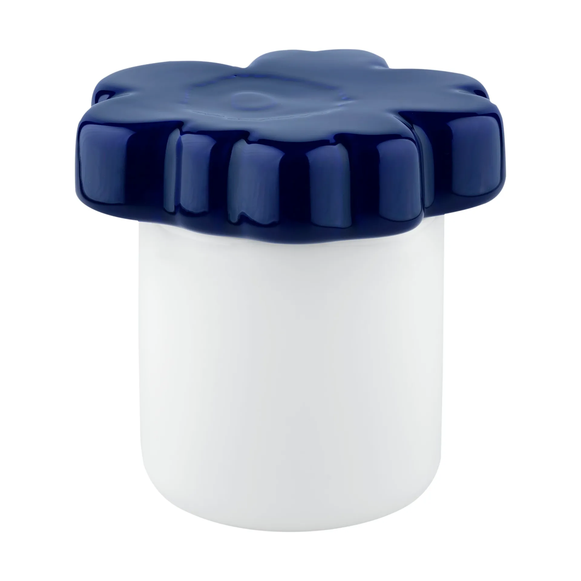 Βάζο Unikko 60η επέτειος Ø6.5x15.5 cm, White-d. blue Marimekko