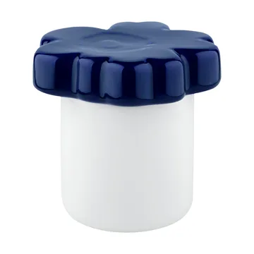 Βάζο Unikko 60η επέτειος Ø6.5x15.5 cm - White-d. blue - Marimekko