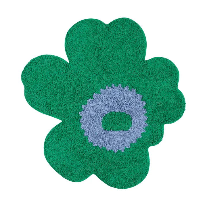 Χαλάκι μπάνιου Unikko 73x74 εκ. - Green-light blue - Marimekko