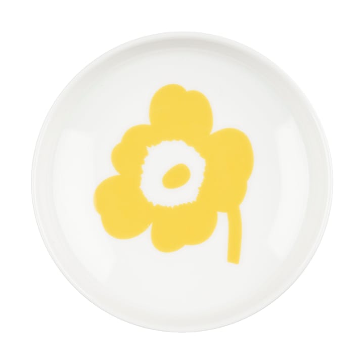 Πιατάκι Unikko Ø8.5 cm - White-spring yellow - Marimekko