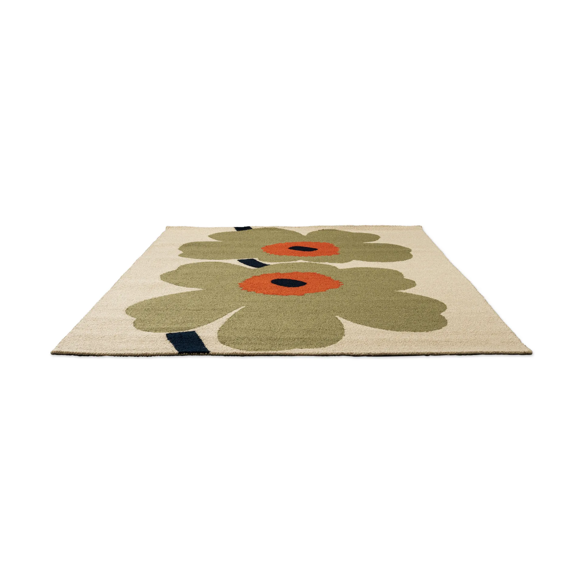 Unikko anniversary πατάκι εξωτερικού χώρου, Dusty green, 200x280 εκ. Marimekko