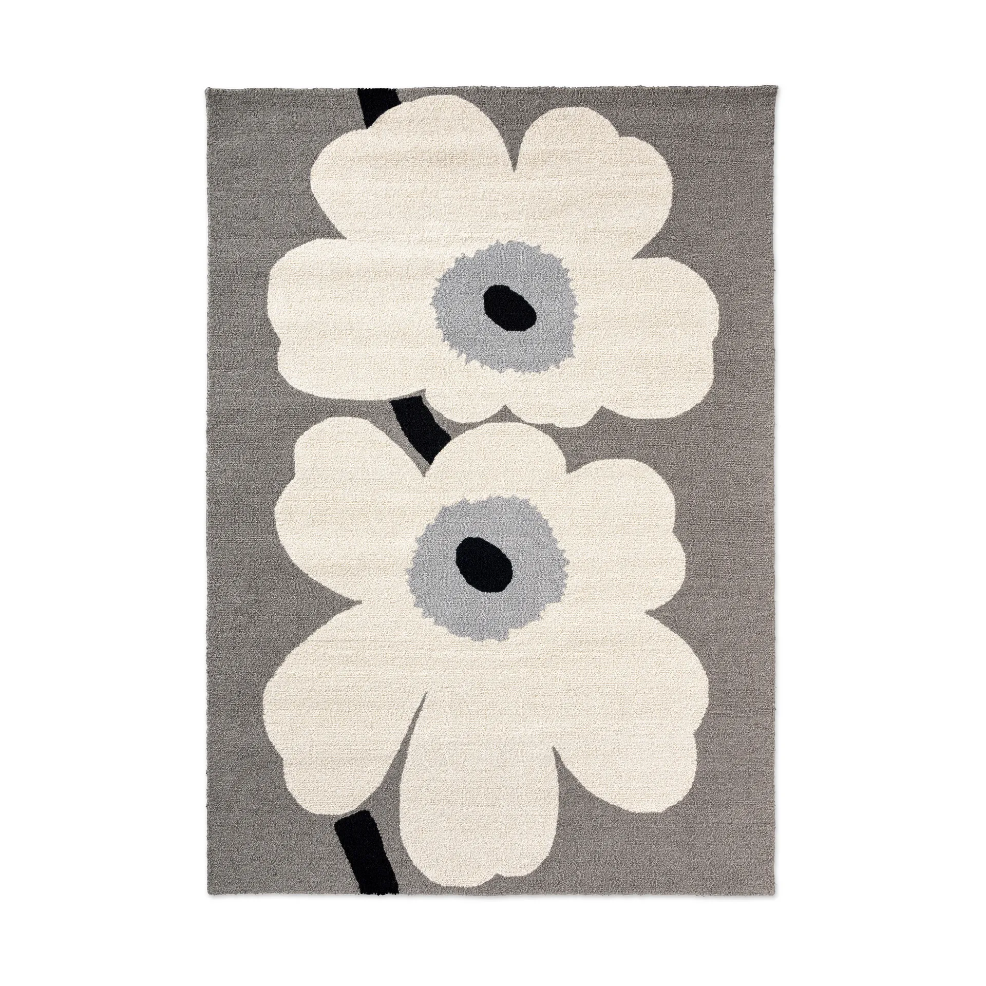Unikko anniversary πατάκι εξωτερικού χώρου, Grey, 250x350 εκ. Marimekko
