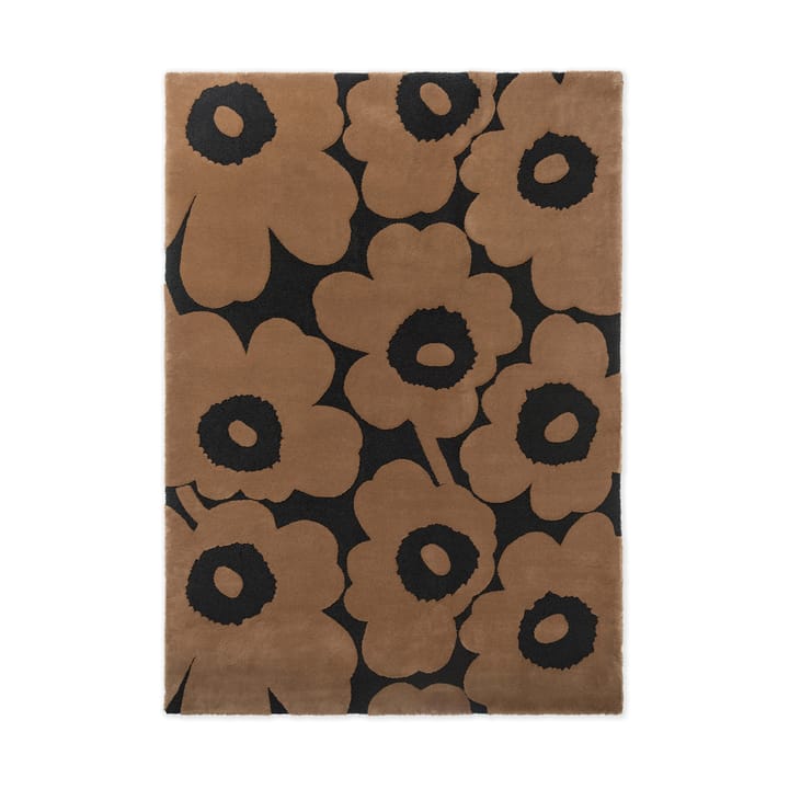 Μάλλινο χαλί Unikko - Beige, 140x200 cm - Marimekko