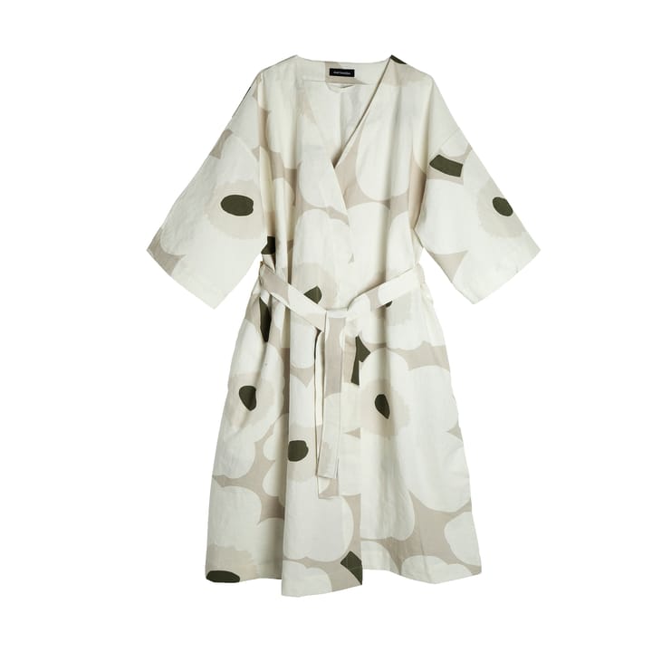 Unikko μπουρνούζι - Beige-white-green, S/M - Marimekko