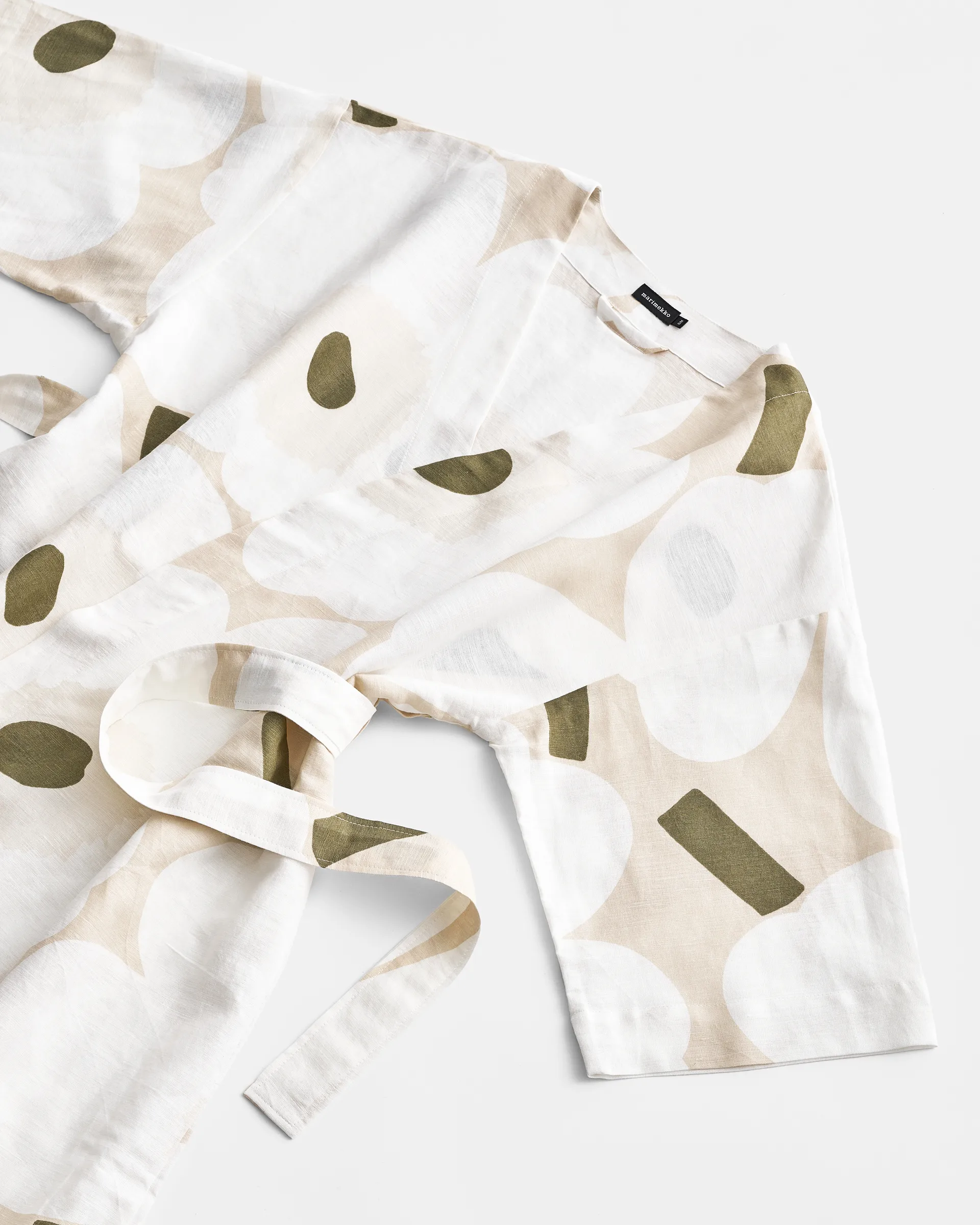 Unikko μπουρνούζι, Beige-white-green, S/M Marimekko