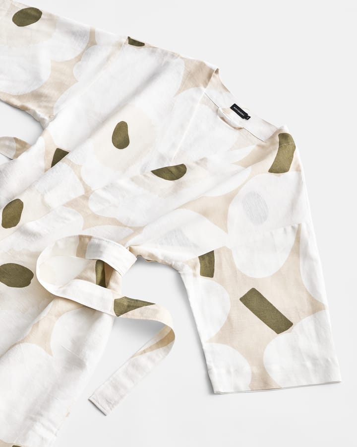 Unikko μπουρνούζι - Beige-white-green, S/M - Marimekko