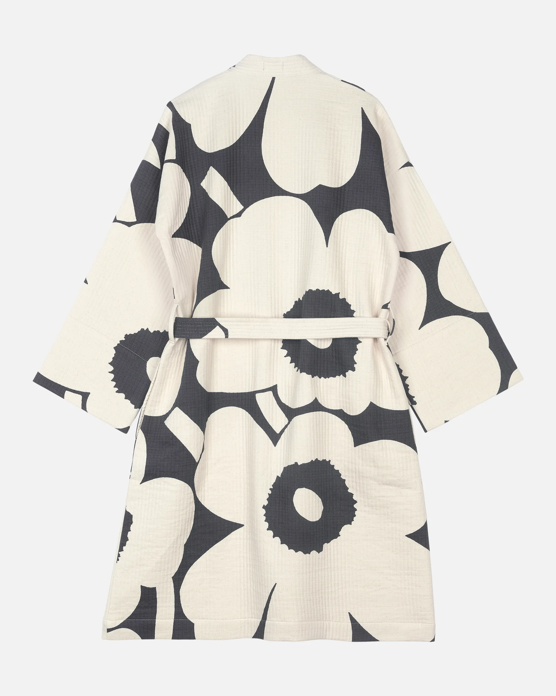 Unikko μπουρνούζι, Charcoal-off white, S Marimekko