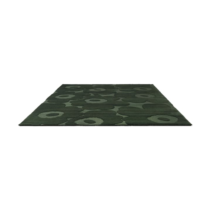 Μάλλινο χαλί Unikko, Dark Green, 170x240 cm Marimekko
