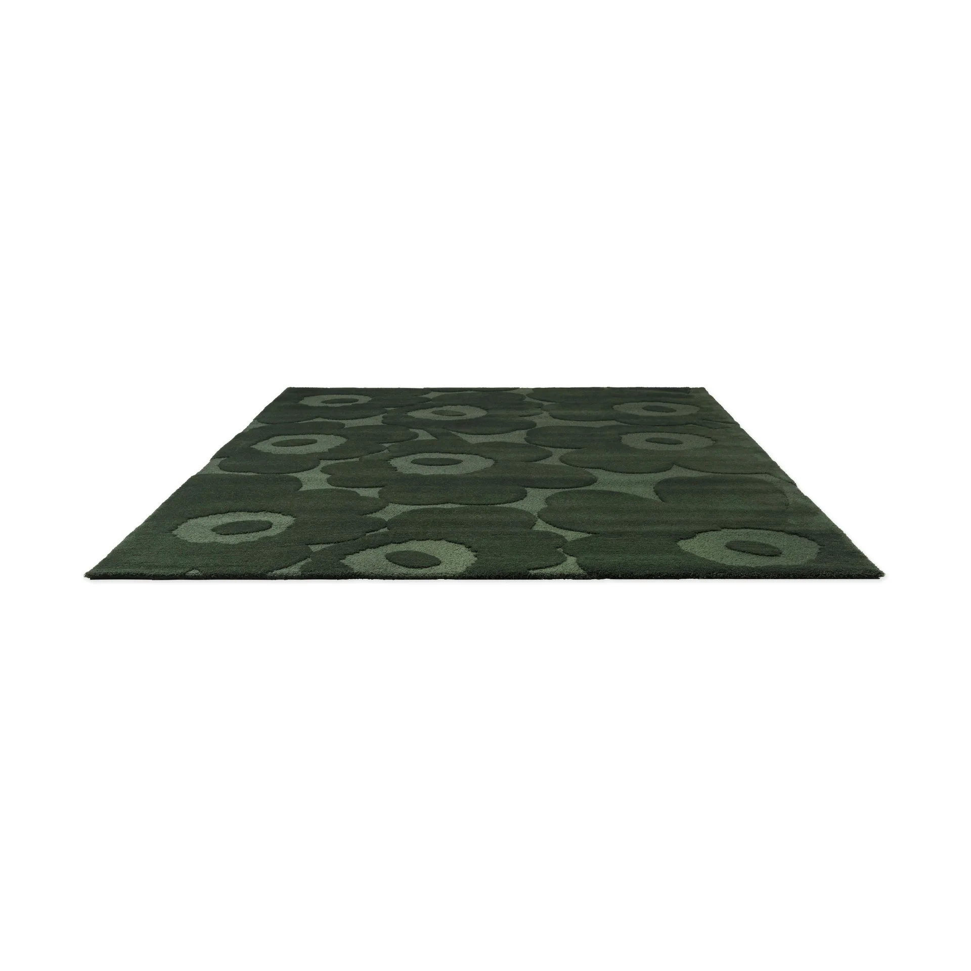 Μάλλινο χαλί Unikko, Dark Green, 200x300 cm Marimekko