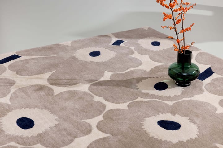Μάλλινο χαλί Unikko, Greige, 140x200 cm Marimekko