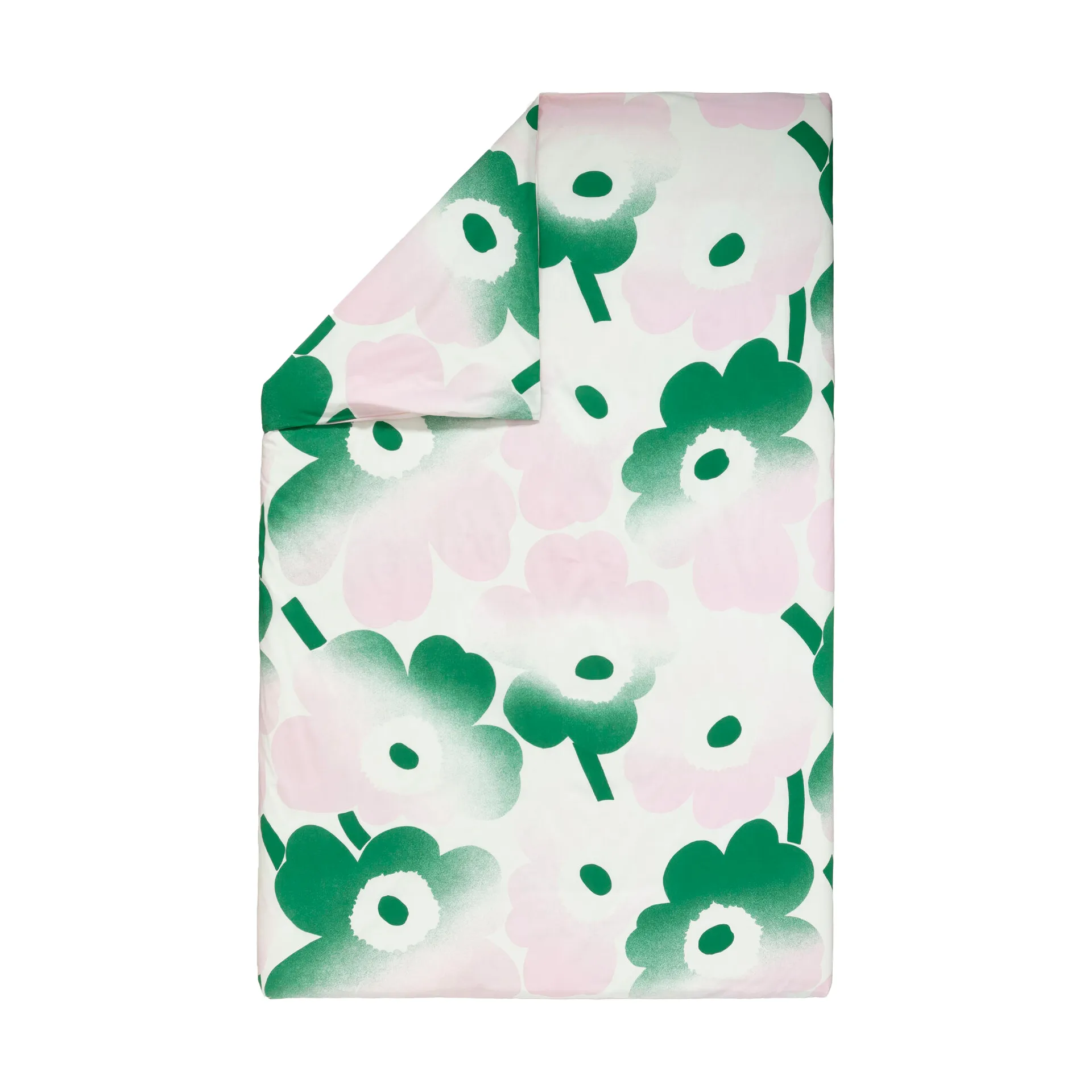 Σετ παπλωματοθήκης Unikko Häivähdys 150x210 cm, Πράσινο Marimekko