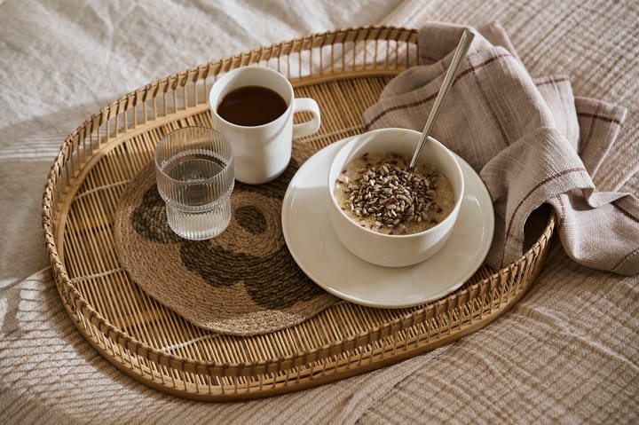 Unikko γάντι φούρνου jute Ø 25 cm, Μπεζ-πράσινο Marimekko