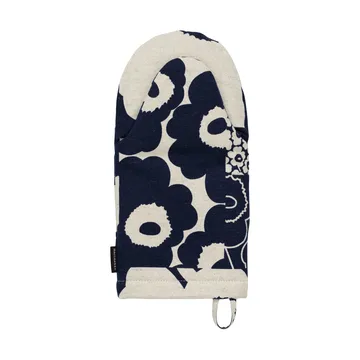 Unikko kollaasi γάντι φούρνου - Linen-dark navy - Marimekko