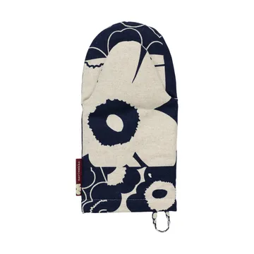 Unikko kollaasi γάντι φούρνου - Linen-dark navy - Marimekko