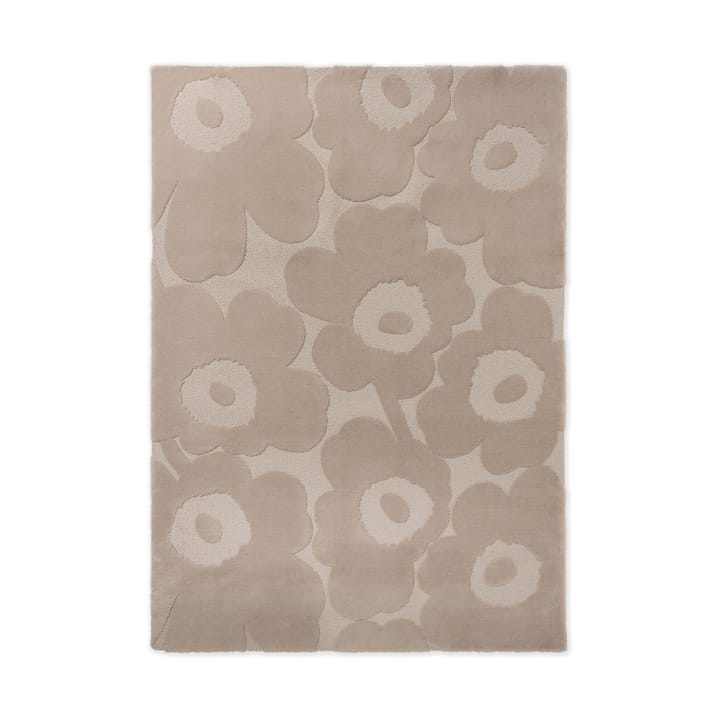 Μάλλινο χαλί Unikko - Light Beige, 140x200 cm - Marimekko