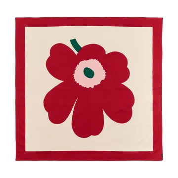Τραπεζομάντηλο Unikko - Off white-cranberry-rose, 140x140 εκ. - Marimekko