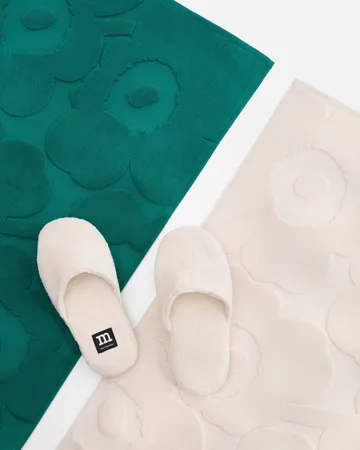 Unikko χαλάκι μπάνιου - Off white - Marimekko