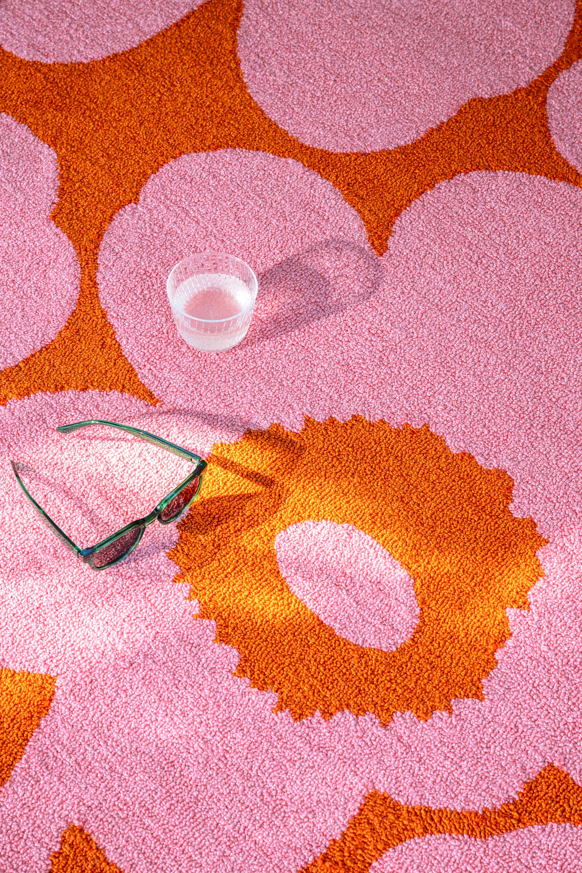 Unikko χαλάκι outdoor, Pink-orange, 160x230 εκ. Marimekko