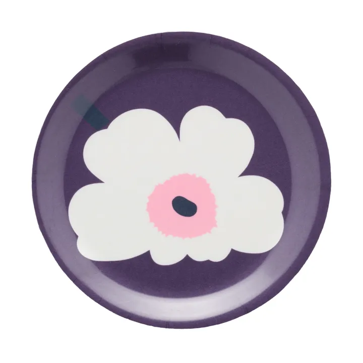 Σουβέρ Unikko - Plum-white-rose, Ø11 εκ. - Marimekko